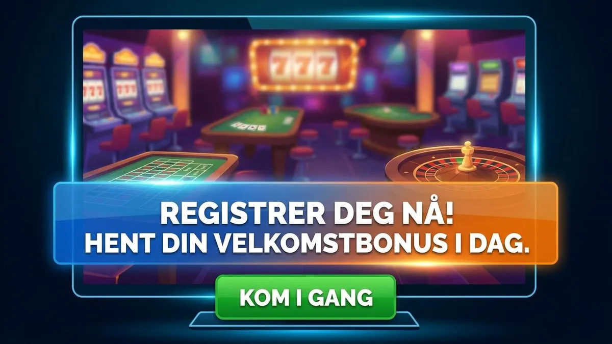 Registrer deg med bonus
